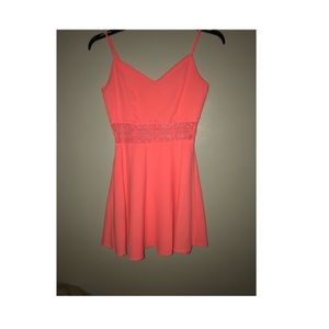 Charlotte Russe pink decorative dress
